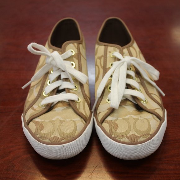 Coach Women's Shoes- Coach Canvas Logo - Picture 1 of 3